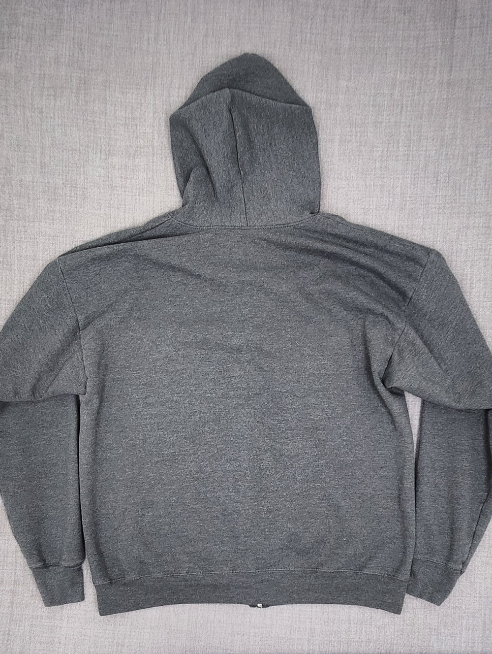 Disney Parks × Hanes Mickey Mouse Grey Zip Up Hooded Sweater.  Large - Picture 4 of 6